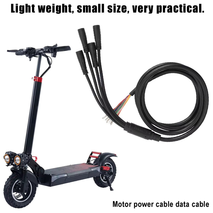 Kugoo E-Roller Dashboard Controller Kabel in Schwarz für Kugoo M4 und M4 Pro mit Motor-Netzkabel und Datenleitung - Bild 2