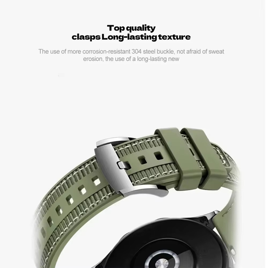 Uhrenarmband Silikon, 22 mm, Unisex - Bild 1