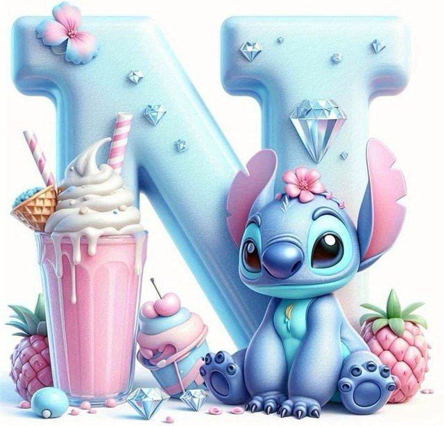 Disney Diamantstickerei Mosaik Bild Eiscreme mit Strasssteinen, weiß, Durchmesser: 20 cm - Bild 1
