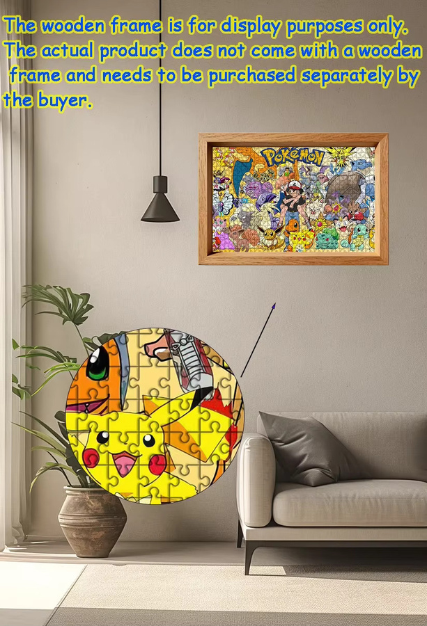 Funko Pokémon Pikachu, Puzzlespiel, Holz, 108 Teile - Bild 3