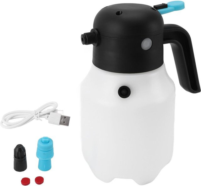 TOMTOP JMS Elektrischer Schaumsprüher, 1,8 l, kabellos, 2000 mAh Akku, Weiß - Bild 1