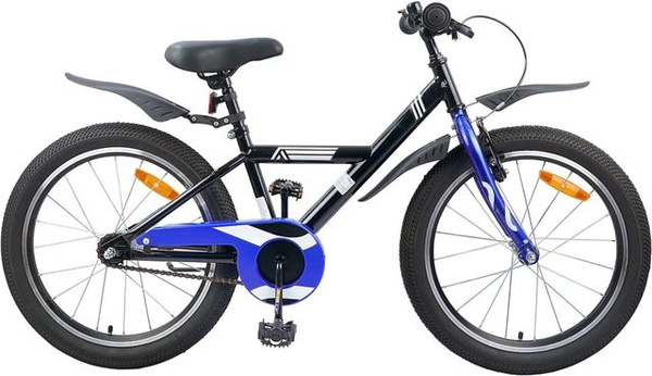 vidaXL Kinderfahrrad 18 Zoll Schwarz für 5-7 Jahre Alt