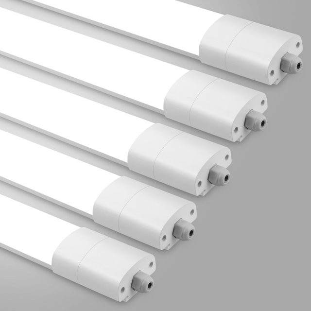 Oraymin 5er-Pack LED-Deckenleuchten, 36W, 3960LM, 4000K Neutralweiß, verkettbare Leuchten, Länge: 120 cm - Bild 1