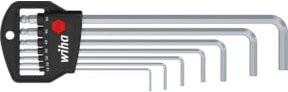 Wiha Innen-Sechskant Winkelschraubendreher-Set 7-teilig aus Chrom-Vanadium in Silber - Bild 1