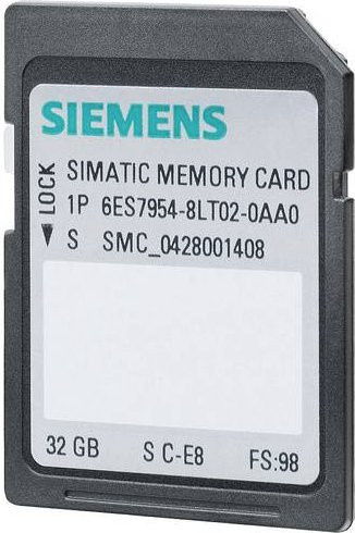Siemens SPS-Speicherkarte 6ES7954-8LT03-0AA0 in Schwarz - Bild 1
