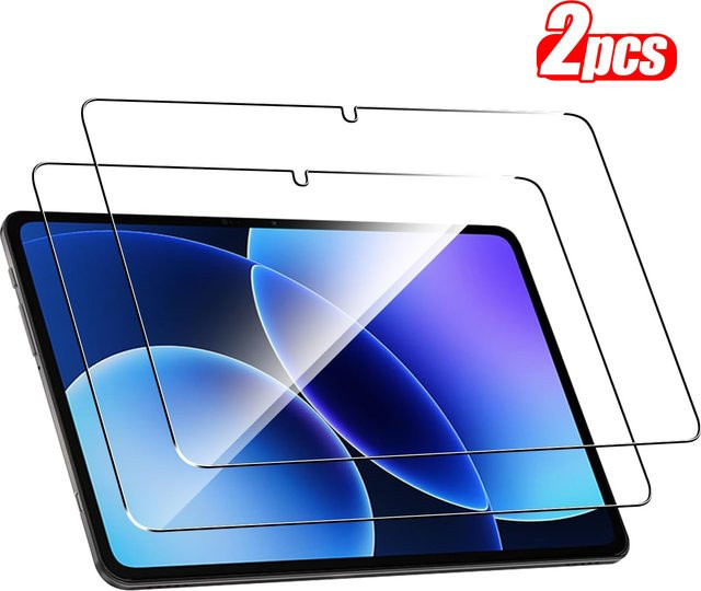 2 Stück Xiaomi Pad 8 und Pad 8 Pro Displayschutz aus 9H gehärtetem Glas, transparent, 11,2 Zoll - Bild 1