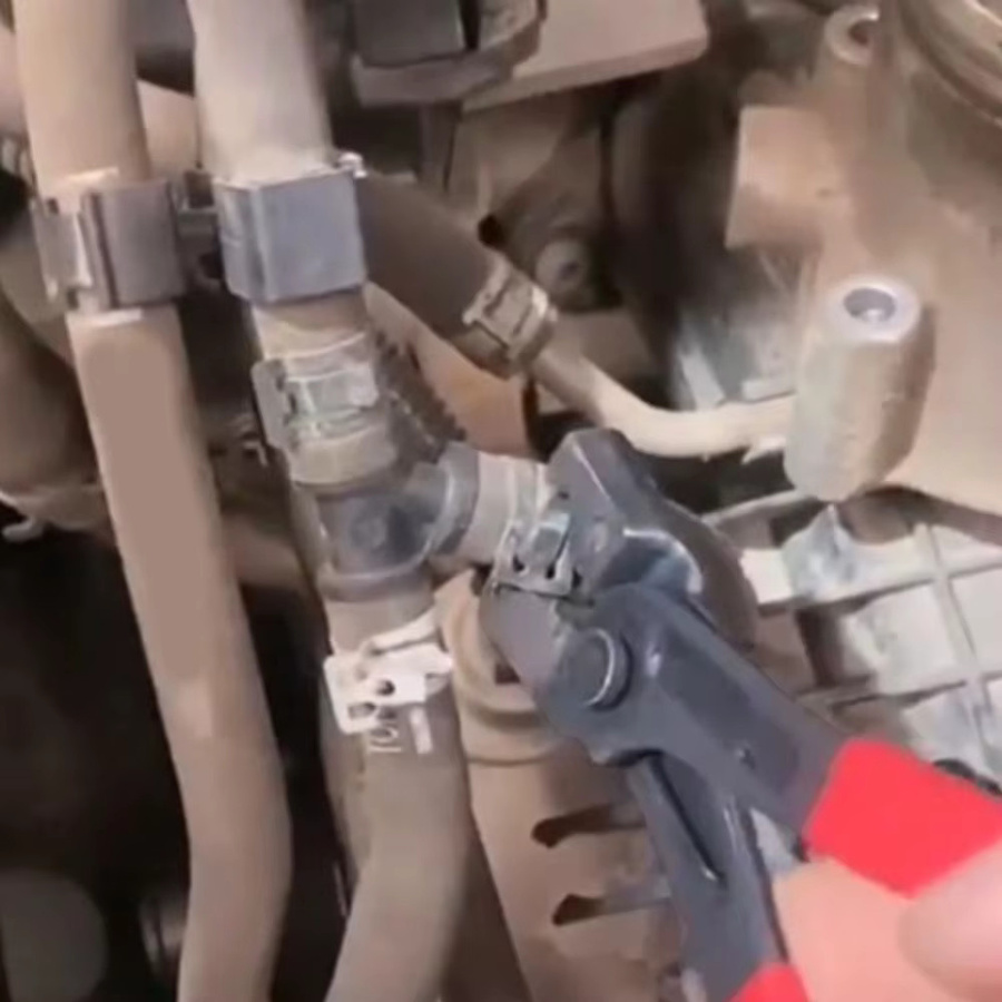 R Typ Schlauch-Crimper Zange für Auto-Reparaturen in Rot - Bild 3