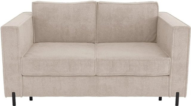 Schlafsofa Elorya von Vente-unique in Beige mit Stoffbezug und einer Breite von 198 cm - Bild 1