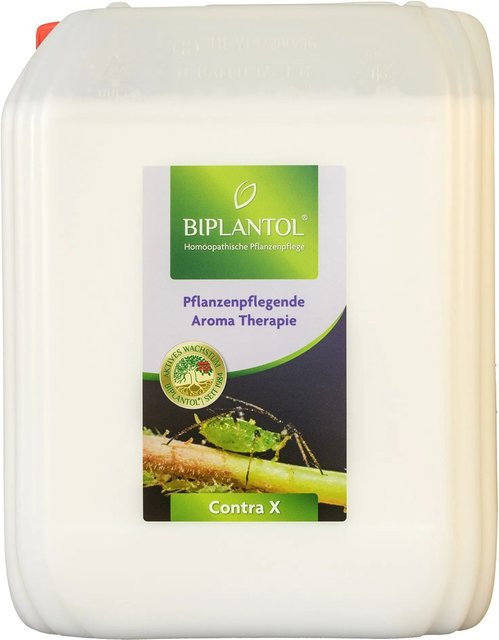 Biplantol Aroma-Therapie Contra X 10 biologische Sprühlösung gegen Schadinsekten für Zierpflanzen, Bäume, Sträucher, Gemüse sowie Obst- und Beerengehölze - Bild 1
