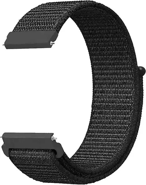 Uhrenarmband Nylon, Schwarz, Unisex - Bild 1