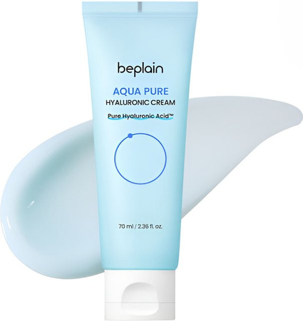 beplain Aqua Pure Hyaluronsäure-Creme, 70 ml, mit Hyaluronsäure und Panthenol