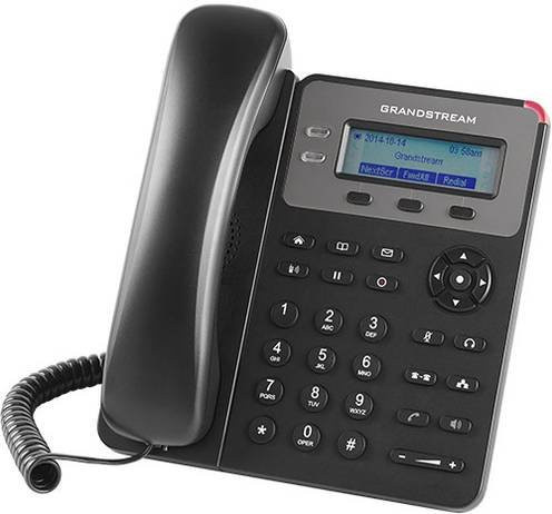 Grandstream SIP GXP-1615 VoIP Telefon mit PoE und Farbdisplay in Grau und Schwarz - Bild 1