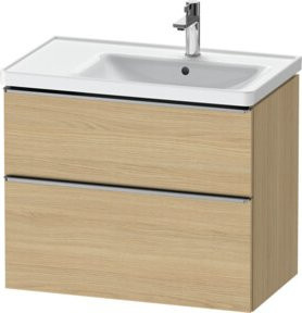 Duravit Waschtischunterschrank D-Neo in Beige Matt mit Schubladen und Türen, B/T/H: 78,4 x 45,2 x 62,5 cm - Bild 1