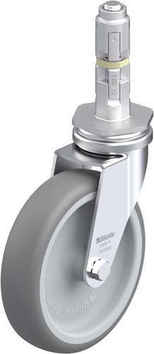 Blickle LRA-TPA 100G-E02 Lenkrolle in Grau und Silber mit 100 mm Rad-Durchmesser und 70 kg Tragfähigkeit - Bild 1