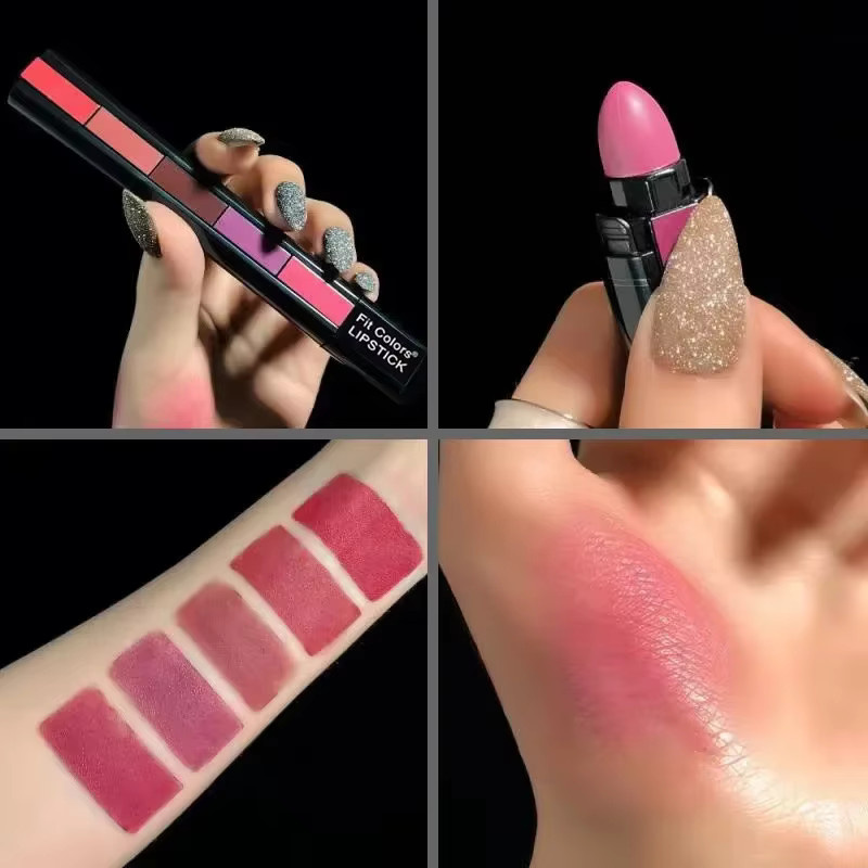 5-in-1 Lippenstift, matt, #02, feuchtigkeitsspendend - Bild 3