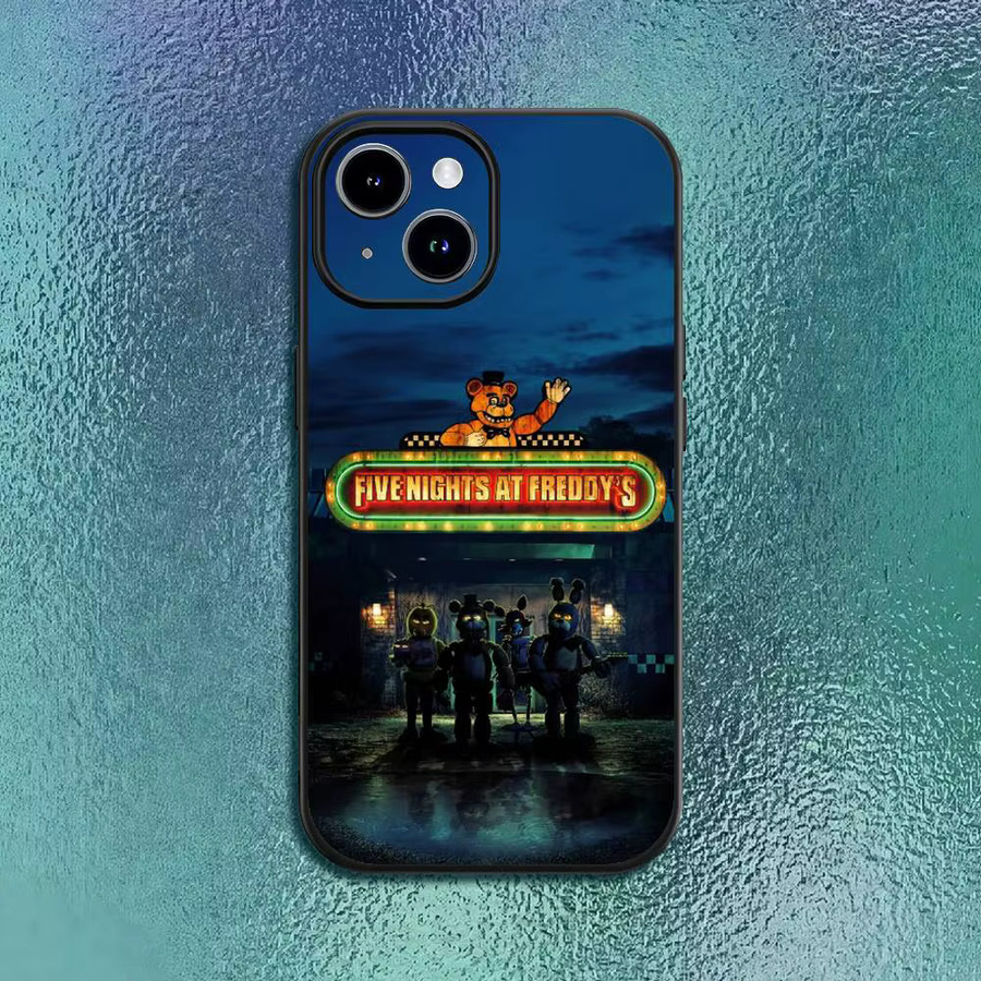 Five Nights at Freddy's Handyhülle für iPhone 12 bis 17 Pro Max Plus in Schwarz als Softshell-Schutzhülle - Bild 2