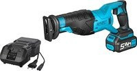 Hazet Akku-Säbelsäge 9234-1 bürstenlos in Blau/Schwarz mit 18V Akku und Ladegerät - Bild 1