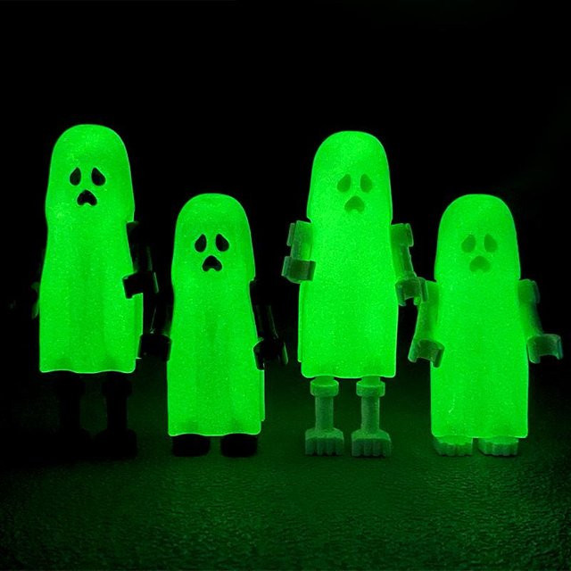 Yiran toy MOC Bausteine Halloween Geist Zombie Sarg Leiche Skelett, Actionfigur, ab 6 Jahren - Bild 1