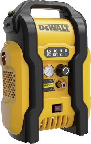 DEWALT Montagekompressor DXCMD155PE in Gelb mit 5l Volumen und 10 bar Druck - Bild 1