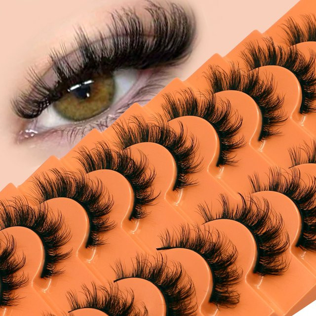 Veltrinay 3D-Nerzwimpern, Vollstreifen-Wimpern - Bild 1
