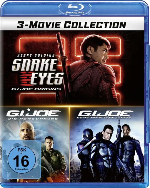 G.I. Joe 3 Movie Collection Blu-ray Action Film Set - Bild 1