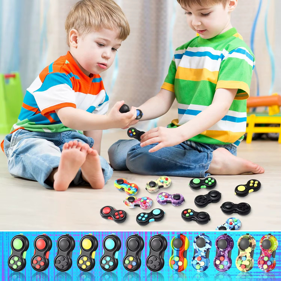 Retro Classic Fidget Pad Handheld Controller Fidget Toy in Multicolour - Bild 5