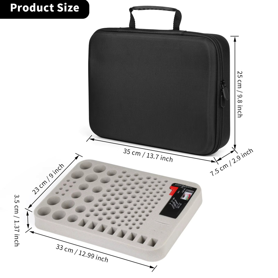 Batterie-Organizer Aufbewahrungsbox von lousxy mit integriertem Batterietester für über 140 Batterien wie AA, AAA, AAAA, 9V, C, D, Lithium und LR44 - Bild 3