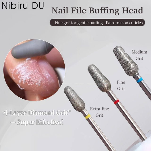 Nibiru DU Diamant Sand Nagelfeile Bohrer, Unisex - Bild 1