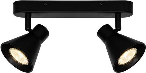 Nordlux Eik 2 Wandleuchte Schwarz GU10 verstellbar aus Metall - Bild 1