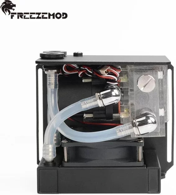 FREEZEMOD Industrielles Kühlmodul zur Wasserkühlung mit Einzelventilator in Schwarz - Bild 1