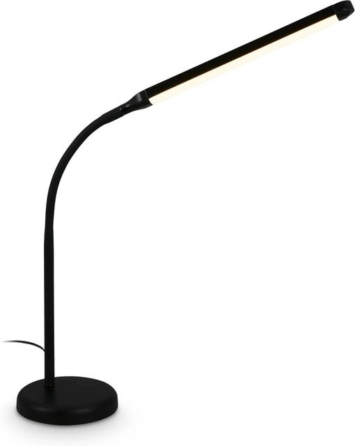 Brilo LED-Tischleuchte Mura Touchdimmbar in Schwarz mit modernem Design und USB-Anschluss, Höhe: 36,6 cm - Bild 1