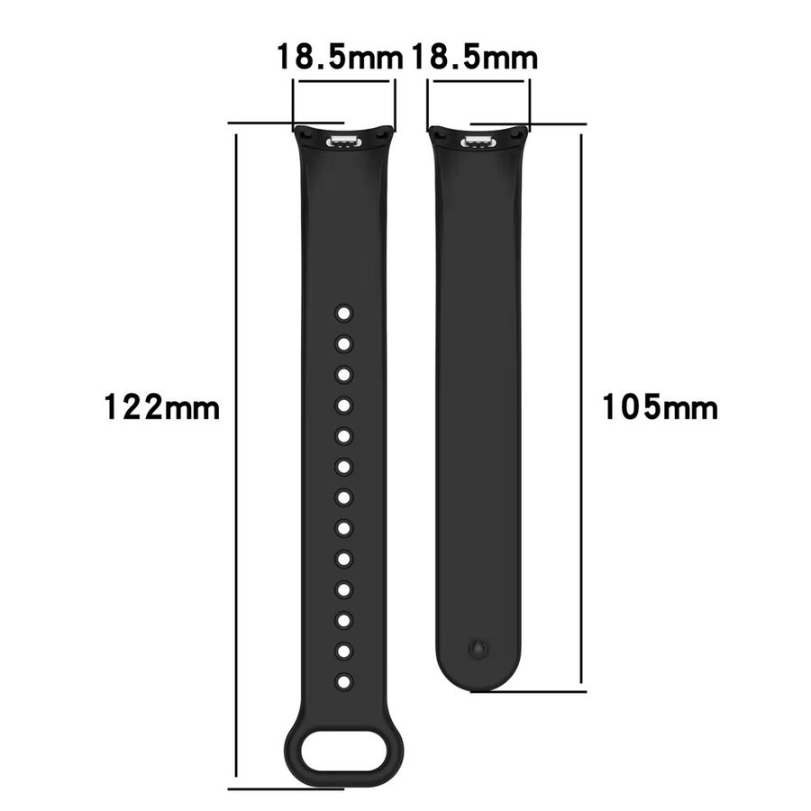 Xiaomi Uhrenarmband, Silikon, Pink, Xiaomi Smart Band 10 9 8 - Bild 4