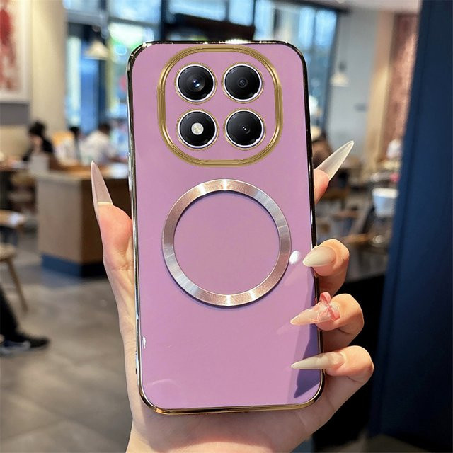 Magnetische Schutzhülle mit Luxus-Beschichtung für Xiaomi Redmi Note und POCO Modelle in Grün - Bild 1