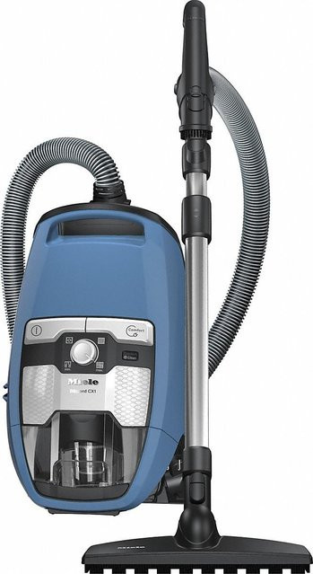 Miele Blizzard CX1 Parquet Beutelloser Bodenstaubsauger mit HEPA-Filter und Self-Cleaning Dock in Blau - Bild 1
