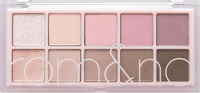 rom&nd Better Than Palette, Lidschatten-Palette, Peony Nude Garden, schimmernd - Bild 1