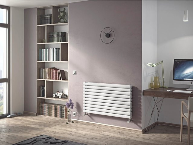 Ximax Heizkörper Fortuna Duplex Horizontal Weiß B: 120 cm, H: 58,4 cm - Bild 1