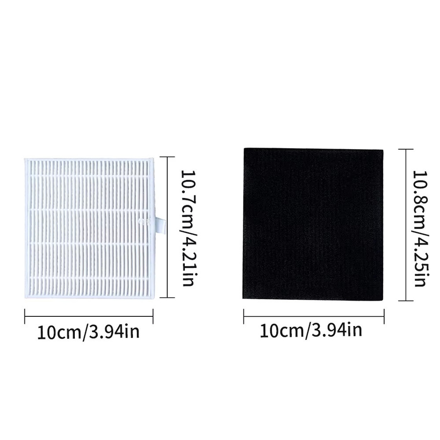 ILIFE Ersatz-HEPA-Filter und Schwammfilter Set in Weiß für Roboterstaubsauger V8, V8s, V8s Plus, V80, V80 Max, V85, X750, X785 und X800 - Bild 2