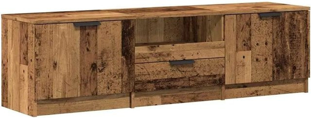 vidaXL TV-Schrank in Altholz-Optik, braun, B/T/H: 140 x 35 x 40 cm - Bild 1