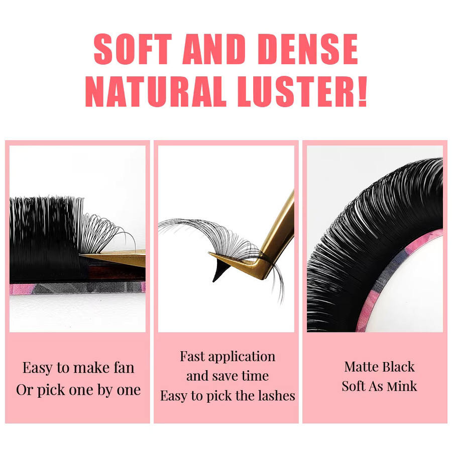 Abonnie Cashmere Blooming Lashes Easy Fan Wimpernverlängerungen, Black, Unisex - Bild 4