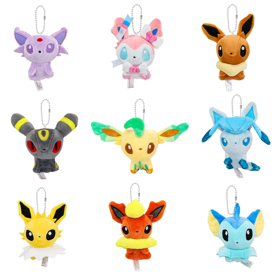 TAKARA TOMY Pokémon Eevee Plüsch-Anhänger-Puppe, Plüsch / Textil - Bild 2