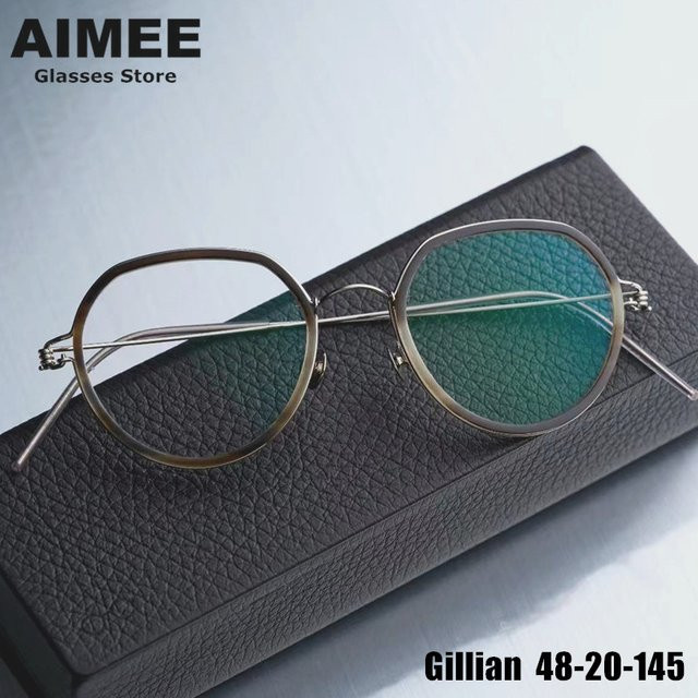 Gillian Korrektionsbrille, Titan, rund, randlos, Unisex - Bild 1