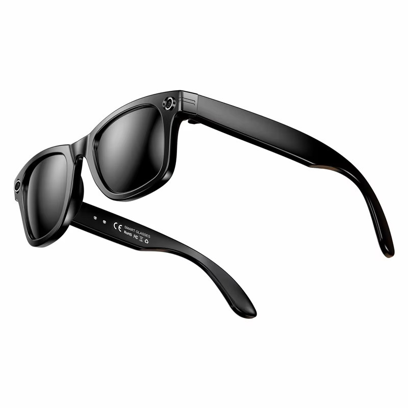 DIXSG Smart Sonnenbrille mit 4K Kamera, AI Übersetzung, Foto und Video Aufnahme, Wasserdicht, Farbe: Schwarz - Bild 6