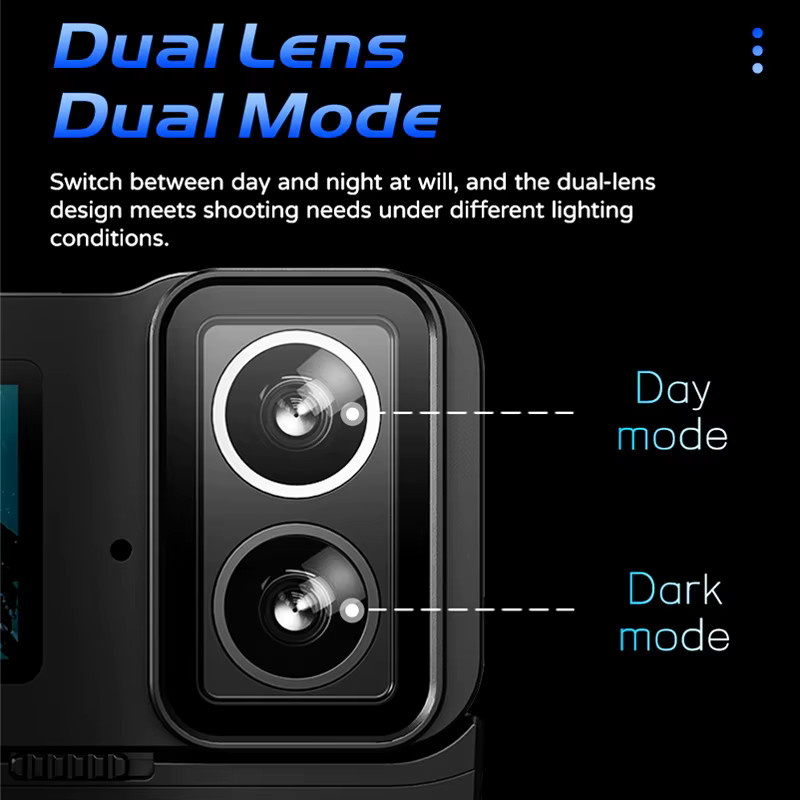 SJCAM SJ20 4K Outdoor-Sportkamera mit Anti-Shake, 5G WiFi und Bildschirm in Schwarz - Bild 3