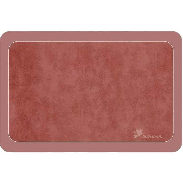 Rutschfeste Badezimmer Matte von Yiran Furniture, schnelltrocknende Kieselgur Matte für die Toilette, B/B: 40 x 60 cm - Bild 1