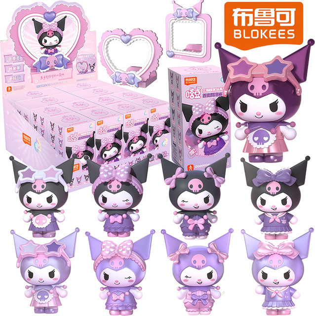 BLOKEES Sanrio Kuromi Anime Action Figur Magnetisches Spielzeug Blind Box für die Desktop Dekoration in Multicolor - Bild 1
