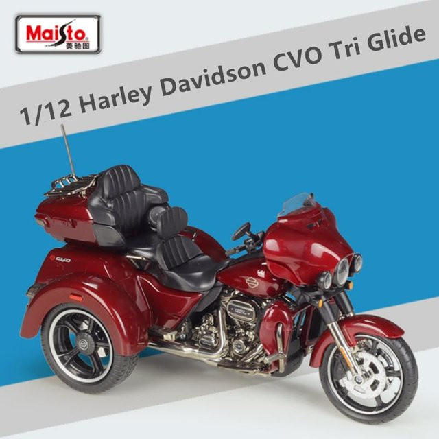 Maisto Harley Davidson Cvo Tri Glide, Straßenmotorradmodell, 1:12, ab 18 Jahren - Bild 1