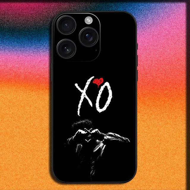 Handyhülle The Weeknd XO für iPhone 11 bis iPhone 16 Pro Max, weiche Schutzhülle, Schwarz - Bild 1