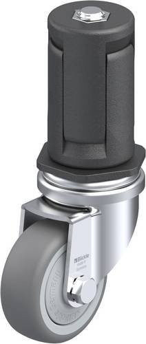 Blickle LRA-TPA 50KF-ER05 Lenkrolle in Grau mit Stahl- und Kunststoffkomponenten, Rad-Durchmesser: 50 mm, Tragfähigkeit: 50 kg - Bild 1