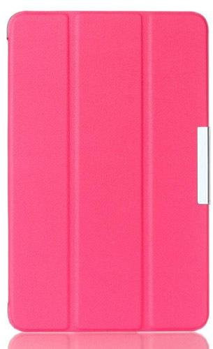 Samsung Galaxy Tab A6 10,1 Klapphülle mit Dreifachständer in Pink für SM-T580 SM-T585 aus PU-Leder mit Auto Sleep/Wake Funktion - Bild 1