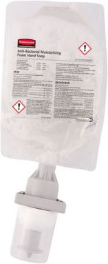 Rubbermaid FLEX 1300 Antibakterielle Seife Nachfüllpack mit Pumpe, transparent, 3er Pack, 1300 ml pro Einheit - Bild 1